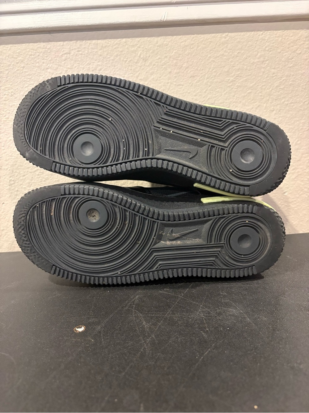 Nike Air Force 1 React Triple Black Violet CD6960-001 Youth Sz 6.5Y Womens Sz 8 - Picture 11 of 11